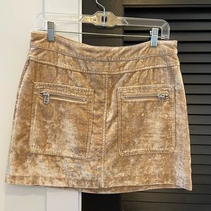 Free People Dust to Dust Crushed Velvet Skirt 8